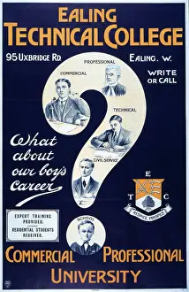 Universities Prints: Ealing Technical College advert