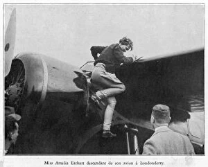 Amelia Collection: Earhart in Ireland