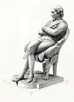 Beaconsfield Prints: The Earl of Beaconsfield, statue by Lord Ronald Gower
