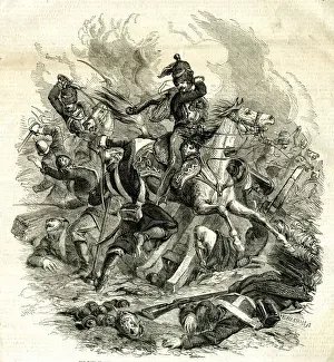 Balaklava Prints: Earl of Cardigan leading Light Cavalry at Balaclava