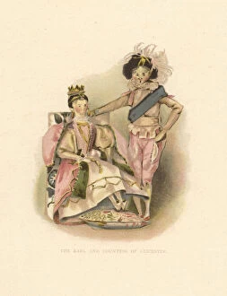 Frances Gallery: The Earl and Countess of Leicester dressed by Princess