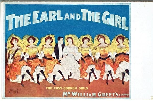 Line of dancing girls