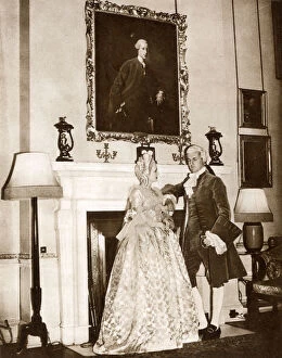 The Earl of Jersey at the Georgian Ball, Osterley Park, 1939