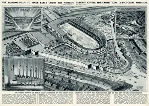 Drawings Prints: Earls Court exhibition centre by G. H. Davis