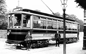 Early 1900s Burnley Corporation Tram Vintage