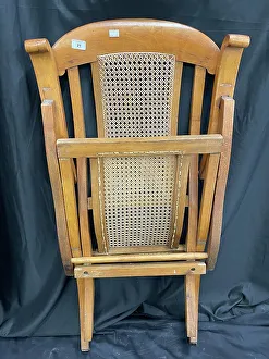 Early 20th century folding steamer chair