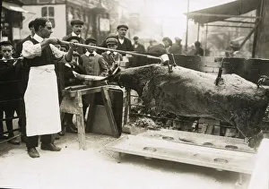 Early 20th century vintage press photograph