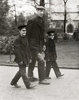 Early 20th century vintage press photograph