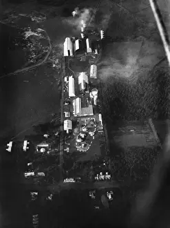 Early Aerial-View of Hangars at the Royal Aircraft Facto?