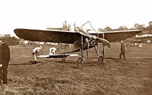 Early aeroplane at Burton on Trent