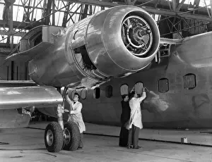 Airspeed Prints: An early Airspeed AS57 Ambassador during manufacture