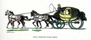 Whip Collection: Early American stage coach