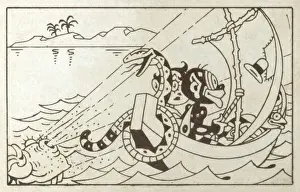 Still from early animated short film