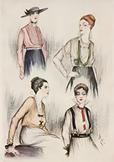 Early Autumn blouses, 1915