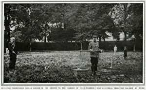 Capable Prints: An early bomb disposal method to detect unexploded bombs