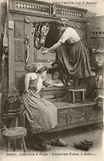 Bretagne Prints: Early Breton Bunk beds