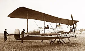 An early British military aeroplane, early 1900s