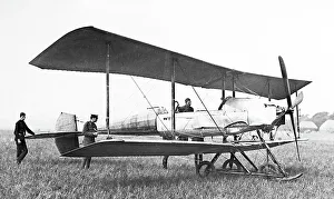 An early British military aeroplane, early 1900s