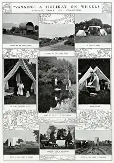 Caravans Prints: Early caravanning, 1914