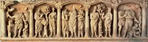 Adam Prints: Early Christian art. Spain. Sarcophagus decorated with scene