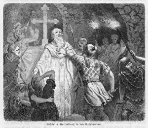 Catacombs Prints: Early Christians Harassd