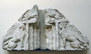 Archaic Prints: Early Classical. Guardian Sphinxes. 5th BC. Lycian. Xanthos