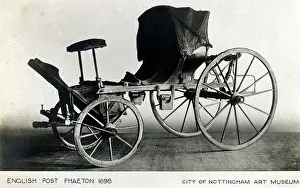 Spoked Prints: Early English Post Phaeton Carriage