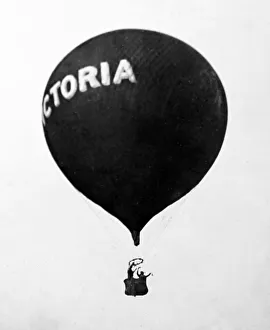 Early hot air balloon, Victoria