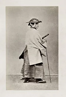 Early Japanese portrait: samurai