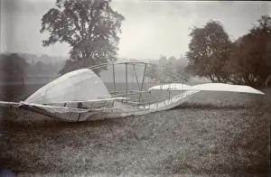 An early mockup of a Baden-Powell ?Quadruplane? c. 1908