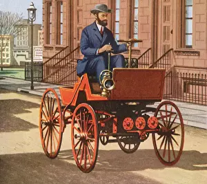 Drives Prints: Early Model Automobile Date: 1950