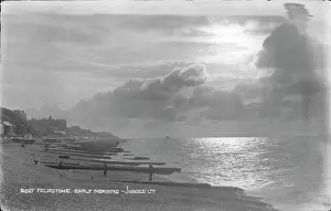 Dawn Prints: Early Morning at Felixstowe