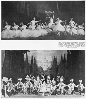 Décor Gallery: Early successes of the Russian ballet presetned