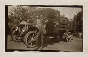 Early Vulcan Petrol Tanker supplying BP motor fuel