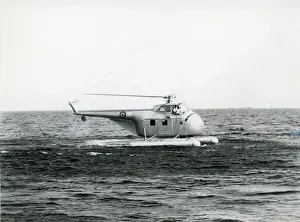 An early Westland Whirlwind 1 on inflatable pontoons