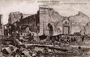 Earthquake - Damage to the Cathedral, Messina, Sicily