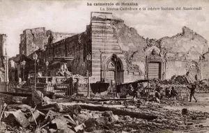 Earthquake - Damage to the Cathedral, Messina, Sicily Earthquake - Damage to the Cathedral, Messina, Sicily