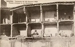 Collapsed Prints: Earthquake damage - Messina, Italy