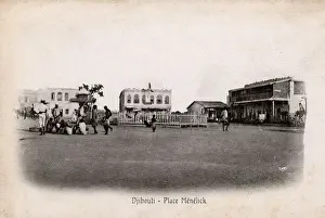 New Images July 2020 Prints: East Africa - Djibouti - Place Menelik