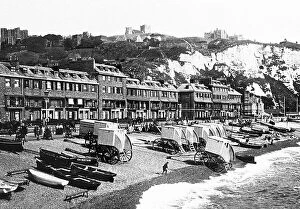 Dover Collection: East Cliff, Dover early 1900's