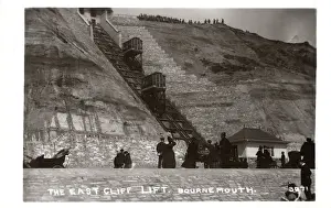 Lift Prints: The East Cliff Lift - Bournemouth, Dorset