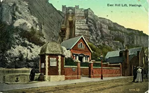 Cliff Collection: East Cliff Lift, Hastings, England