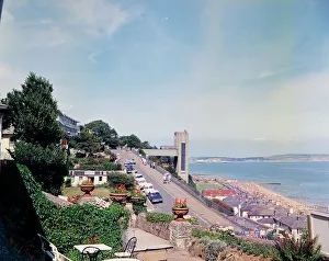East Cliff promenade from Keat's Green, Shanklin, IOW
