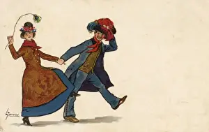 Thackeray Prints: East End Couple having fun