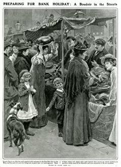 Markets Collection: East End Street Market, London, 1909