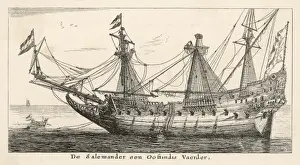 1650 Prints: East Indiaman-Salamander