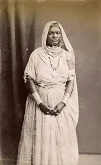 Sugar Prints: East Indian wife of plantation worker, Trinidad, West Indies