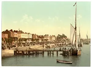 The East Parade (i. e. promenade) and yachts, Southend-on-Se