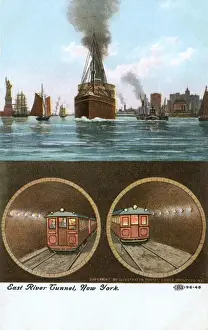 Subway Prints: East River Tunnel, New York, USA