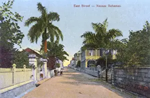 Bahamas Prints: East Street, Nassau, Bahamas, West Indies
